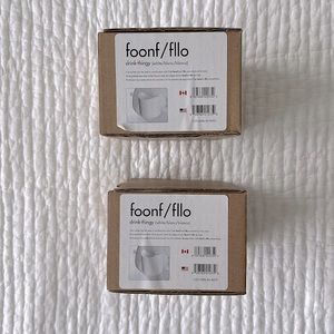 Brand New in Box! 1 x CLEK FOONF/FLLO White Drink-Thingy